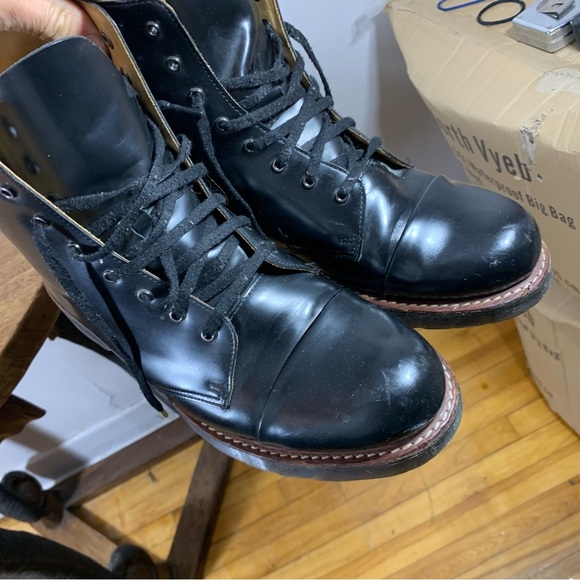 Dr Martens Lace up combat style leather boots like new - Picture 10 of 14